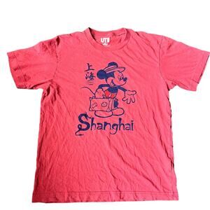 Disney Women's XS Mickey Mouse Shanghai China Graphic T-shirt